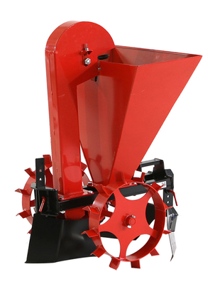 De Uitlopermachine van de wortelstokkentuin het Zaaien het Bevruchten Notillage Regelafstand 150 200Mm van de Zaadplanter