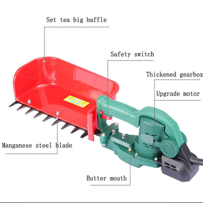 20mm Mini Tea Leaf Harvesting Machine Tuinelektrische gereedschappen voor Theeblad 300MM