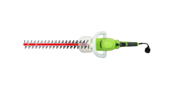 4 ampère Snoeischaar van de de Tuin Elektrische Haag van 22 Duim Geribde Pool 14mm 180 Graad het Roteren