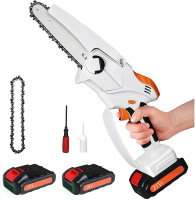 10 Draadloze Draagbare de Kettingzaagmachine van de duim Brushless Motor voor Houten Knipsel