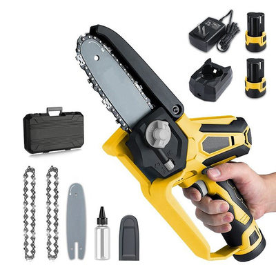 de Draadloze Brushless Draagbare Kettingzaag van 24V 18m/S Navulbaar voor Houten Knipsel