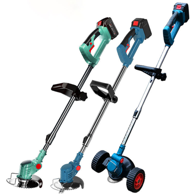850W 24V draadloze grastrimmer met zwenkbaar plastic mes voor tuinwerkzaamheden