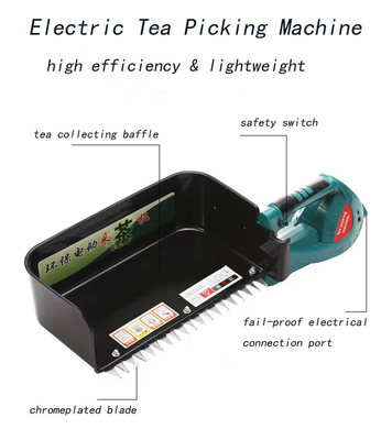 Navulbare Theeboom het Plukken Machine met het Elektrische Kostuum van Protable